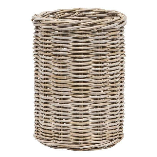 Malta Rattan Umbrella Stand (Mixed Gray) - Small