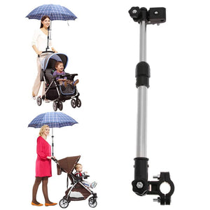 Adjustable Baby Stroller Umbrella Holder Plastic Stroller Pram Umbrella Stretch Stand Holder Baby Stroller Accessories