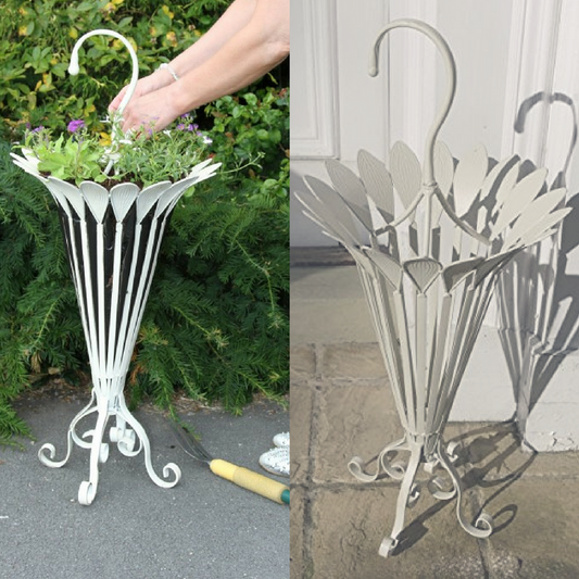 Umbrella Shaped Brolly Stand / Planter