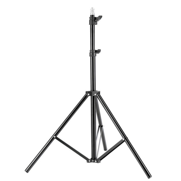 Aluminum Tripod with 3-Way Folding Studio Photography Light Holders Flash Speedlight Umbrella Stand 1/4 head Lighting Stands Bracket Tripod (2100mm)