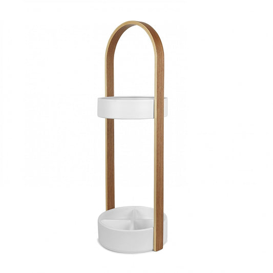 HUB UMBRELLA STAND WHITE